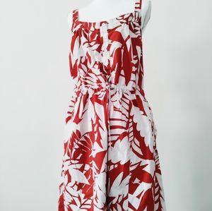 Fun Bright red and white sundress size 16 from Bass